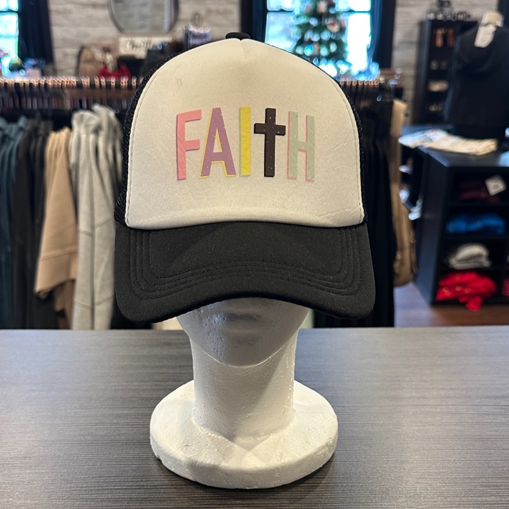 Faith Multicolor Trucker Hat